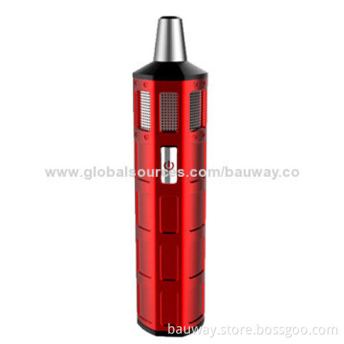 Variable Temperature Different LEDs with Silicone Mouthpiece Dry Herb Pen, Sized 29*29*140mm